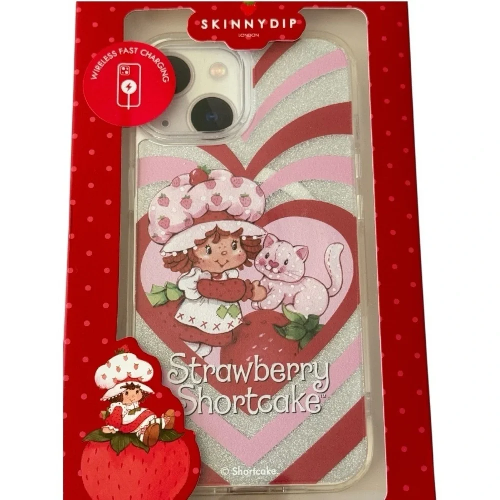 SKINNY DIP LONDON Strawberry Shortcake iPhone Case 13/14/15 NEW